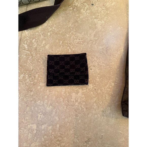 Gucci GG Canvas Diaper Bag With Adjustable Strap Velcro Side Pockets & Changing - Picture 5 of 7